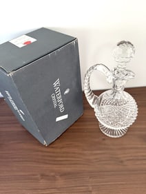 GORGEOUS WATERFORD CUT CRYSTAL DECANTER BOX