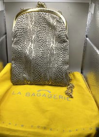 VINTAGE LABAGAGERIE EVENING BAG WITH DUST COVER