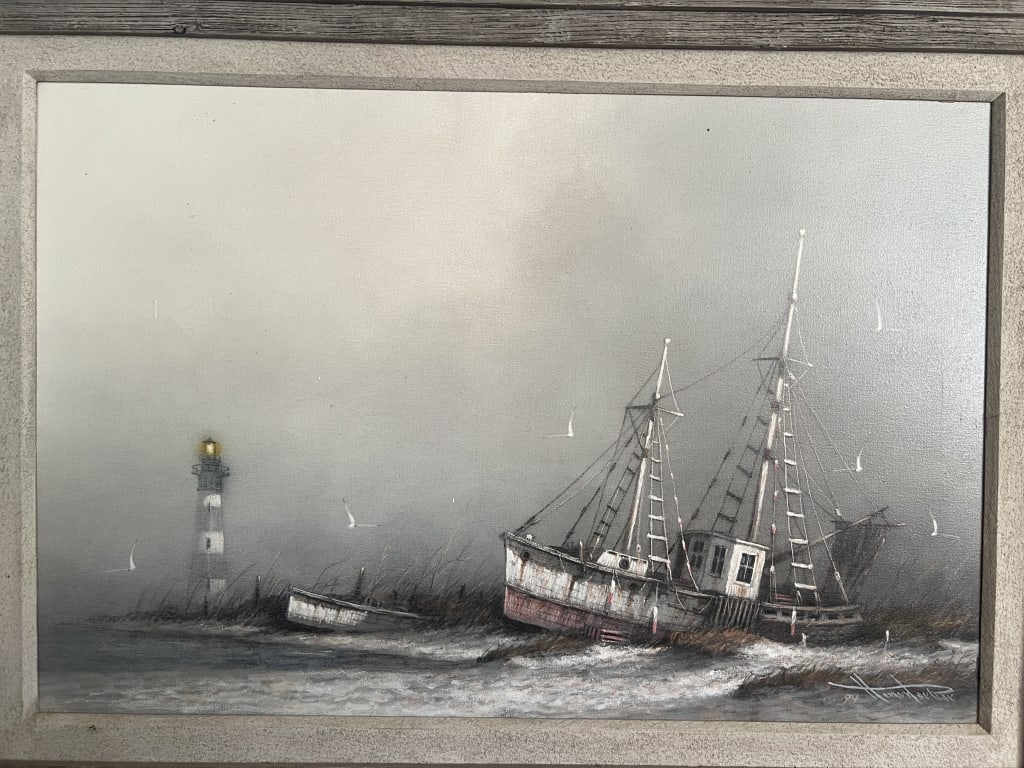 HENRY PARKER AM SHIPS IN HARBOR O/C (1 of 4)