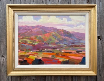 WILLIAM HANNUM AMERICAN 1947-1998  OIL PAINTING ON CANVAS