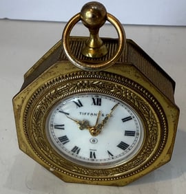 TIFFANY AND CO TRAVEL ALARM CLOCK EARLY 20TH CENTURY