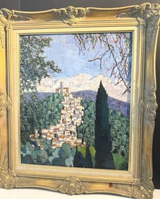 CECIL EVERLEY FR. AM. 1910-1989 LARGE O/C