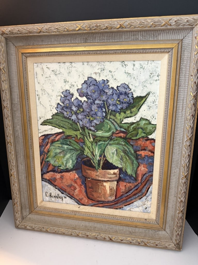 CECIL EVERLEY FRENCH 1910-1989 O/C SIGNED DATED (1 of 4)