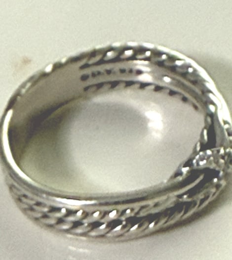 DAVID YURMAN DIAMOND RING SIGNED (1 of 2)