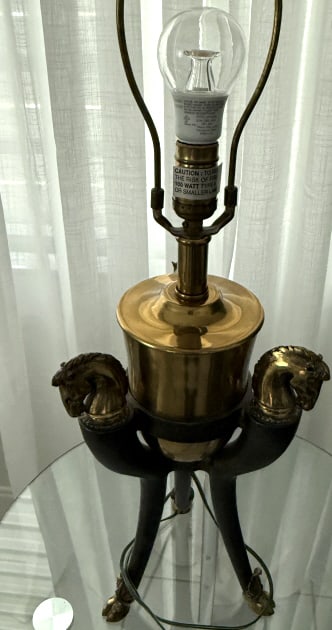 VTG MAITLAND SMITH EQUESTRIAN TABLE LAMP 30" (1 of 2)