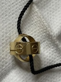 CARTIER 18K YELLOW GOLD ASTRO LOVE #49