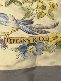 TIFFANY SIGNED LADIES SILK SCARF