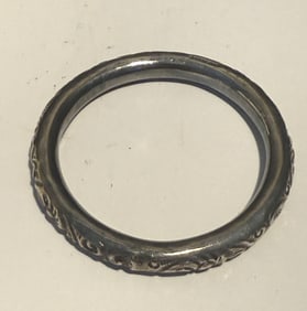ANTIQUE STERLING BANGLE BRACELET
