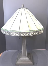 TIFFANY STYLE ROMAN TABLE LAMP