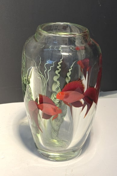 ORIENT & FLUME AQUARIUM PAPERWEIGHT VASE BEYERS (1 of 2)