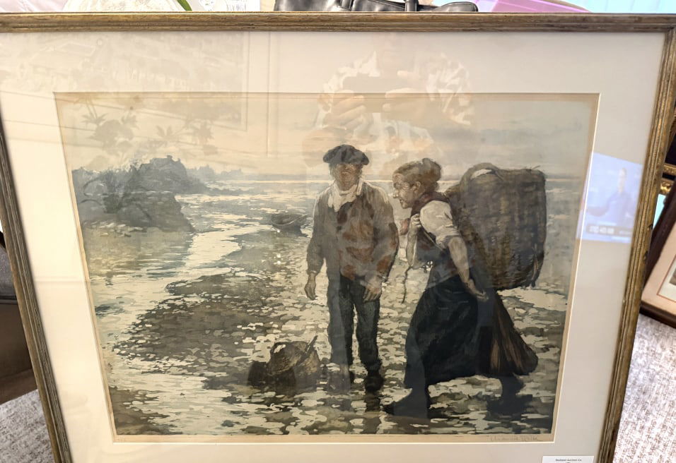 MANUEL ROBBE LARGE AQUATINT PRINT ARTIST SIGNED (1 of 3)