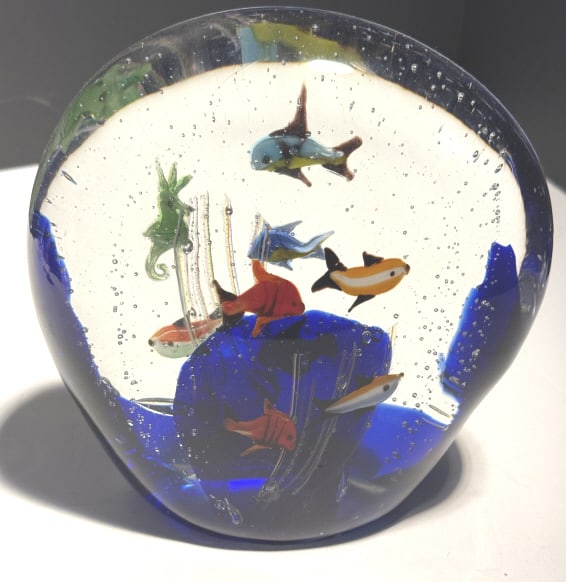 VINTAGE MURANO GLASS AQUARIUM (1 of 3)