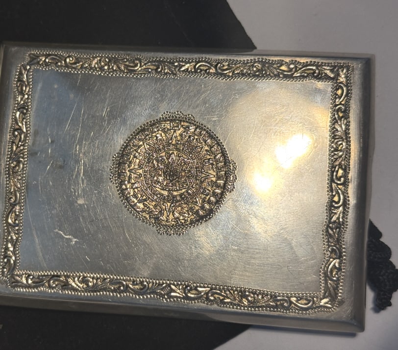 MID CENTURY STERLING MEXICAN CIGARETTE HOLDER (1 of 3)