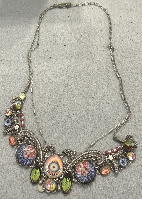 VINTAGE AYALA BAR HAND CRAFTED NECKLACE (1 of 2)