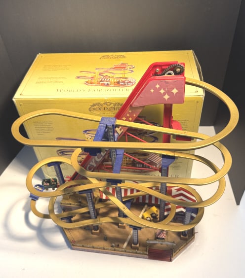 MR XMAS 90TH ANIV COLL WORLDS FAIR ROLLER COASTER (1 of 1)