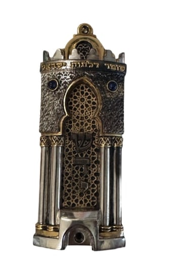 GORGEOUS MEISLER MEZZUZAH: Graced the door of a prominent Miami Beach estate in excellent condition