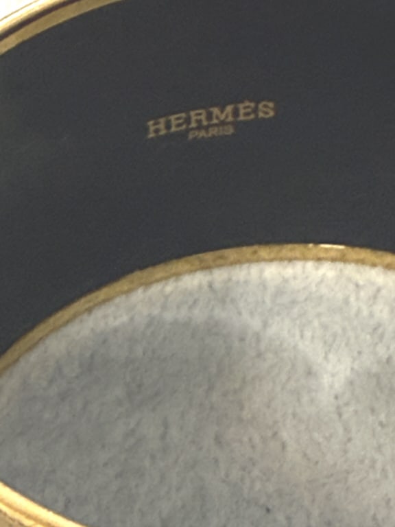 HERMES ENAMEL DANCING CIRCLES BANGLE - 3