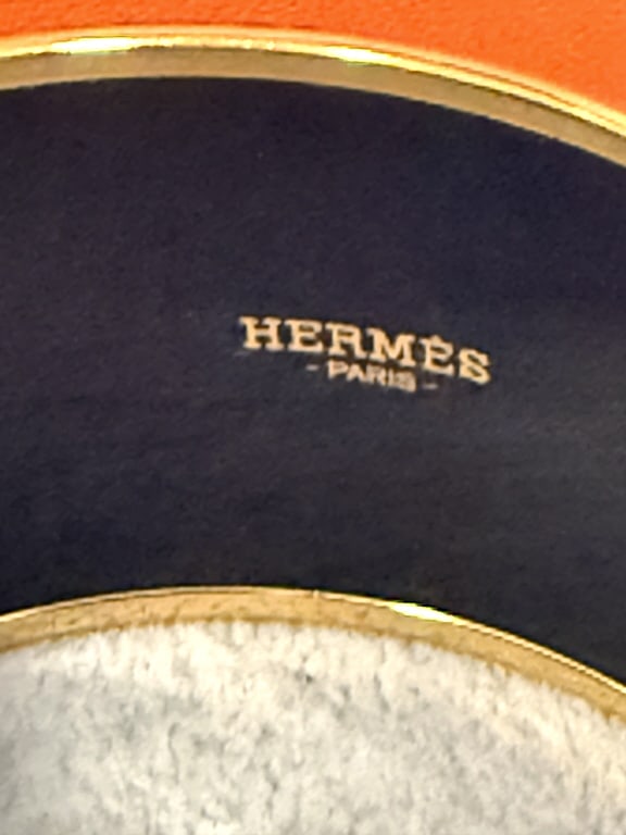 HERMES ENAMEL DANCING CIRCLES BANGLE - 4