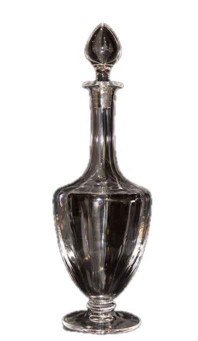 VINTAGE BACCARAT CAPRI DECANTER & STOPPER: Very good condition, signed to base