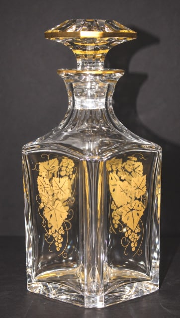 BACCARAT EMPIRE HARCOURT DECANTER & STOPPER: Signed to base, in very good condition