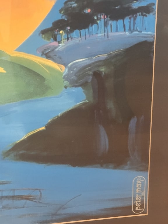 PETER MAX "WITHOUT BORDERS" LMD ED SIGNED POSTER - 3