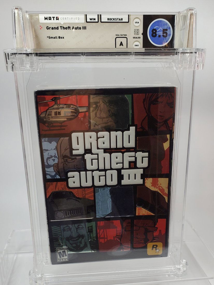 WATA 2002 8.5 GRAND THEFT AUTO III - PC Computer Game (1 of 2)