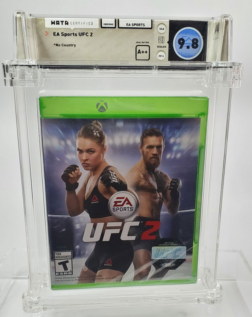 WATA 2016 9.8 A++  - EA SPORTS UFC 2 - xbox one video game graded (1 of 2)