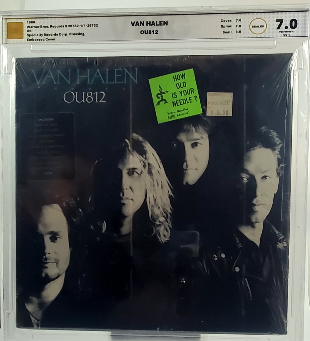 VMG 1988 7.0 VAN HALEN OU 812 - - record vinyl Sealed graded music (1 of 2)