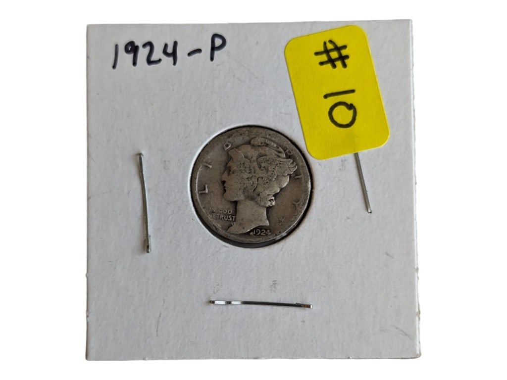 1924-P Mercury Dime: Coin