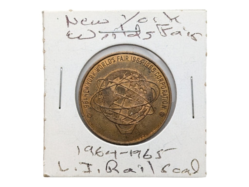 1964 New York World's Fair Long Island Railroad Commemorative Token (1 of 2)