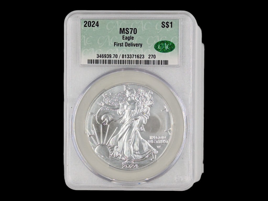2024 American Silver Eagle Dollar MS70 - First Delivery (1 of 2)
