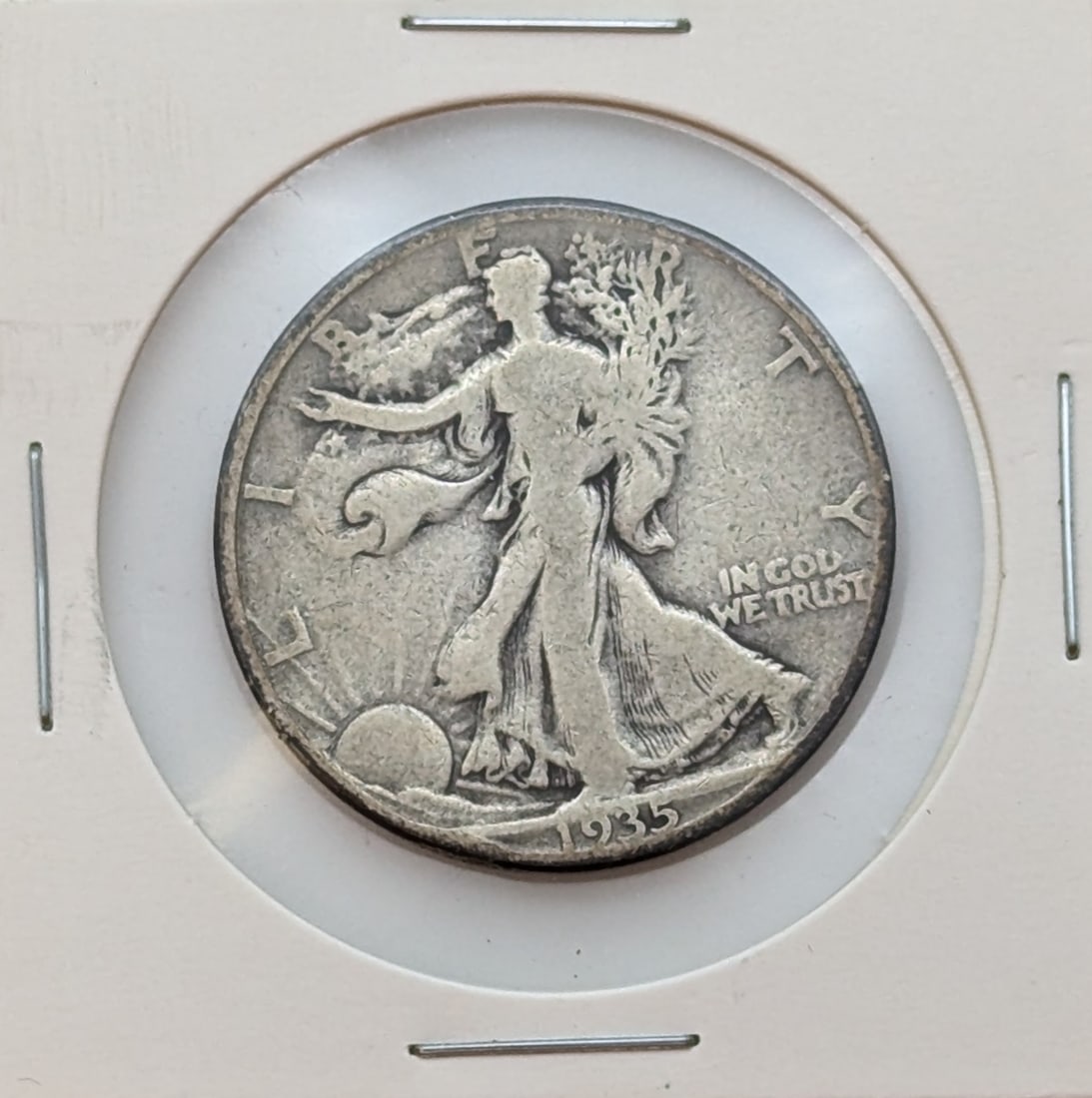 1935-D Walking Liberty Silver Half Dollar: Coin