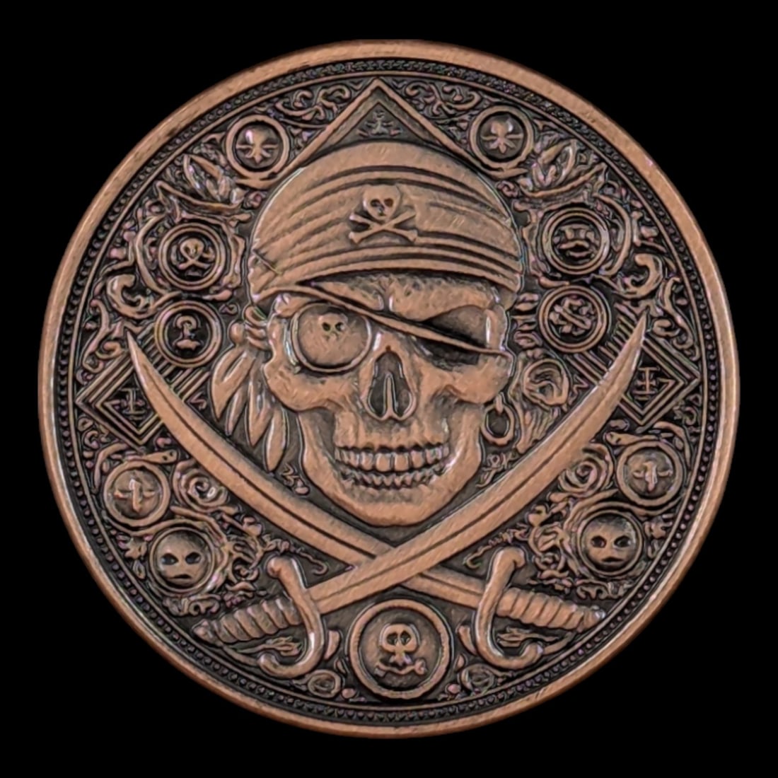Pirate Copper Round: Coin
