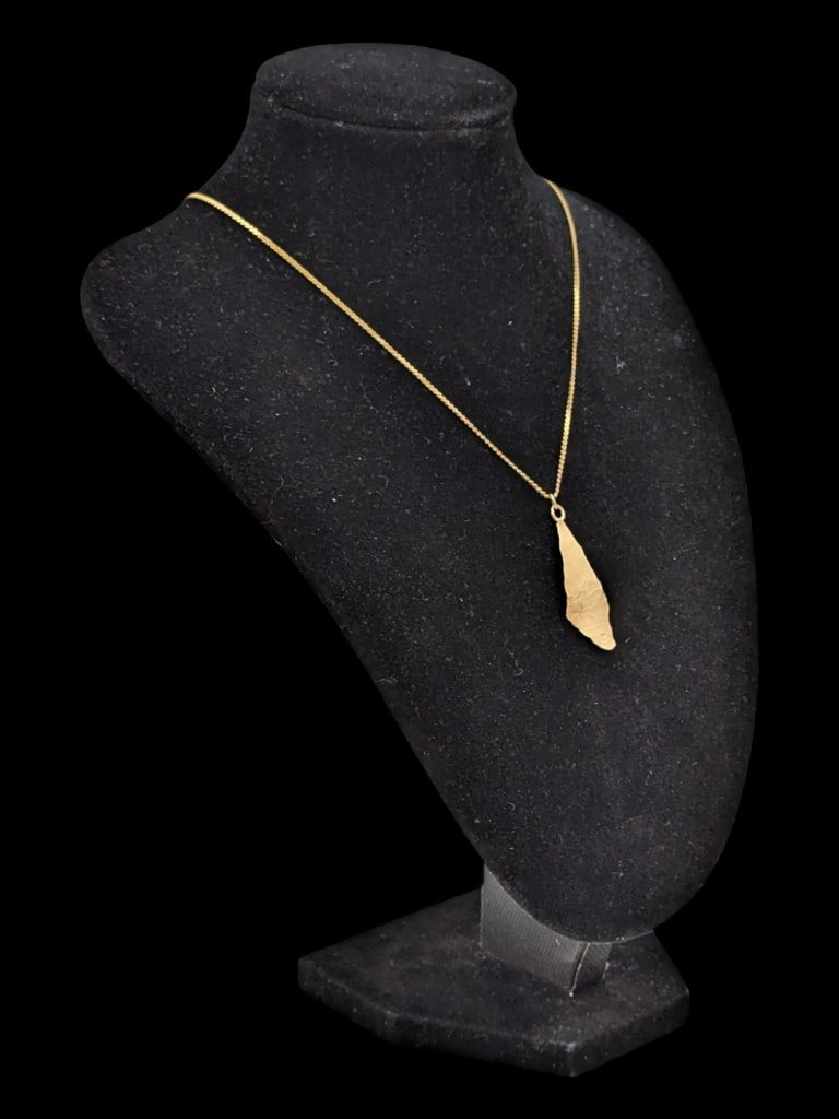 14K Gold Leaf Ladies Necklace (1 of 7)