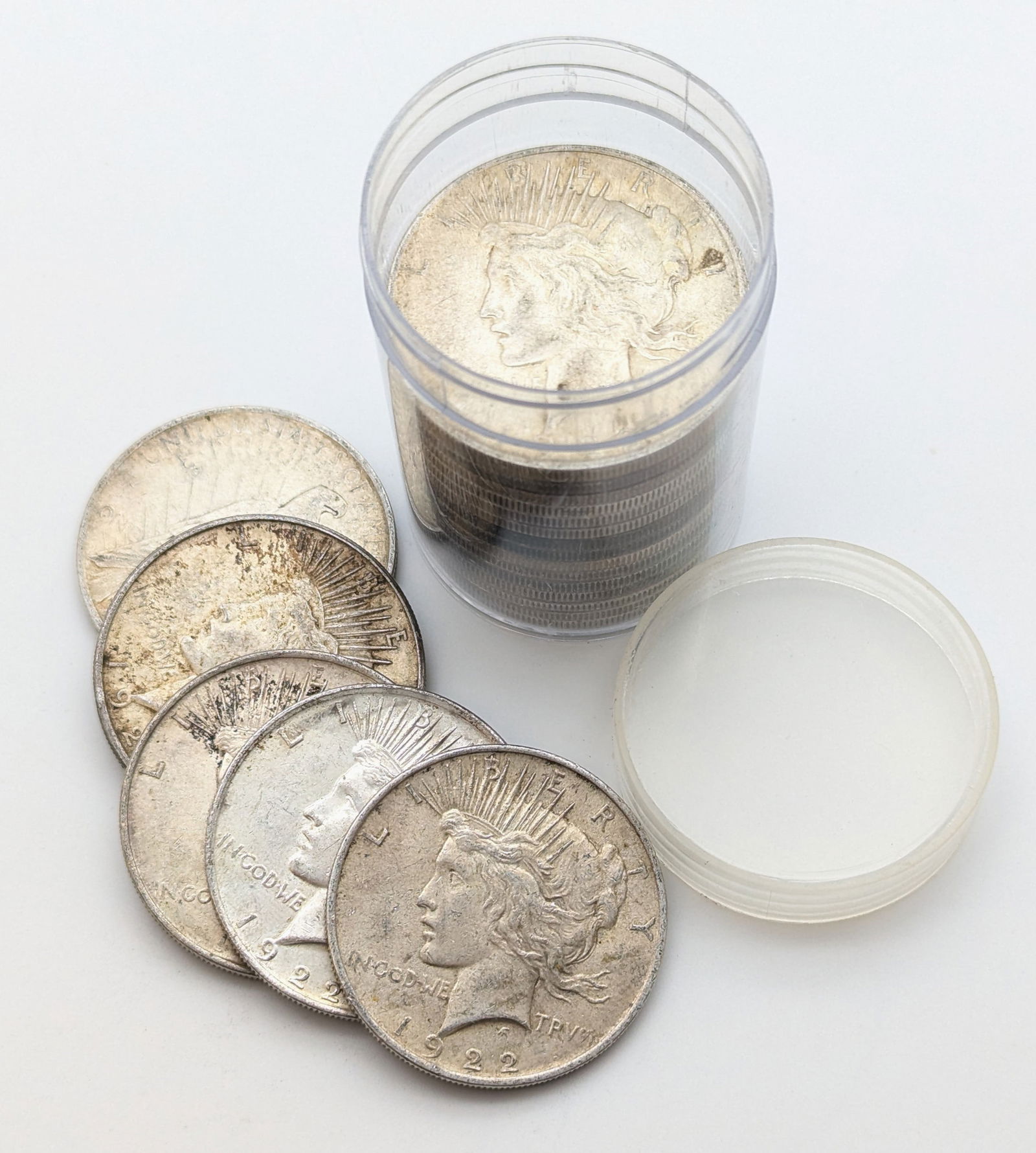 Lot of 1922 Peace Silver Dollars (1 of 2)