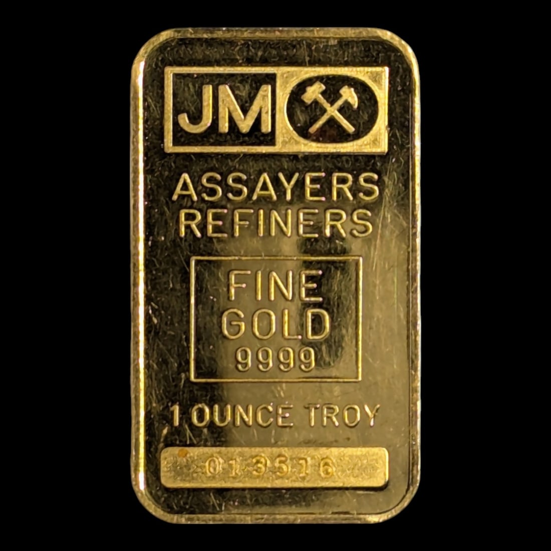 1 Troy Ounce .999 Fine Gold Bar - JM Assayers Refiners (1 of 2)