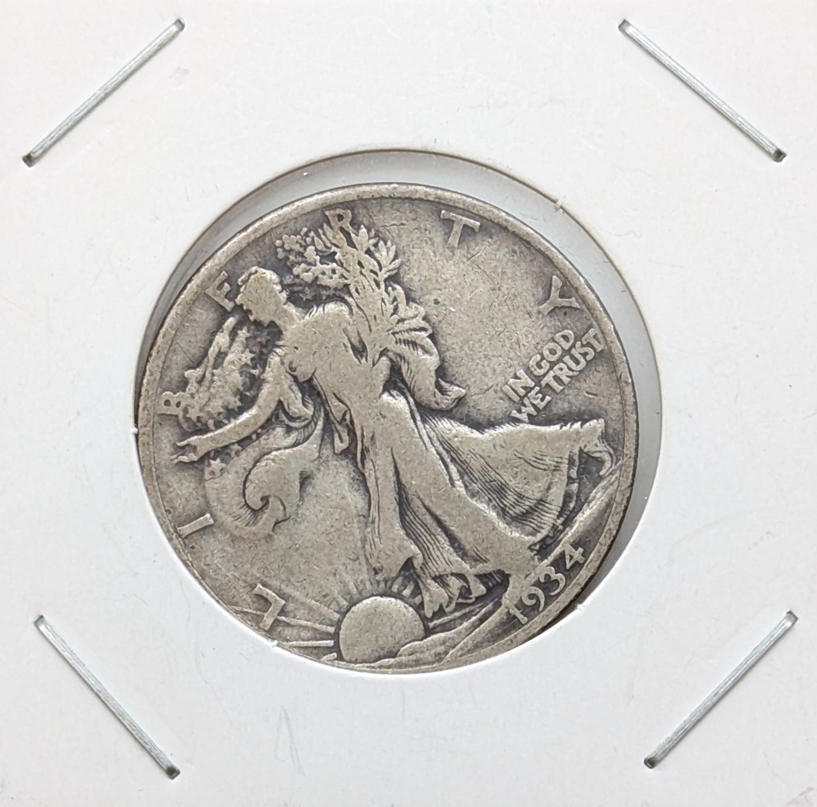 1934 Walking Liberty Silver Half Dollar: Coin