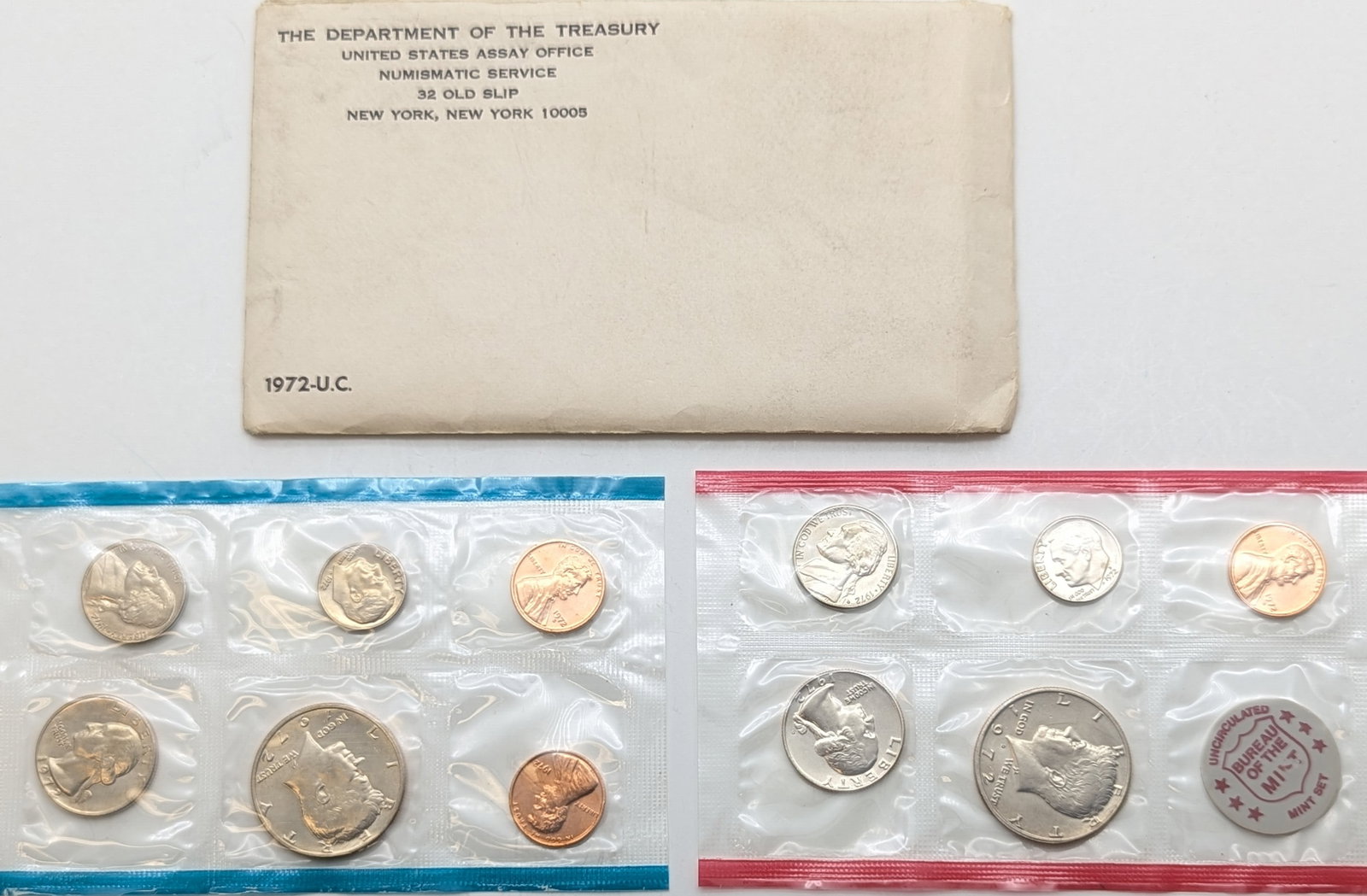 1972 US Mint Uncirculated Coin Set (1 of 2)
