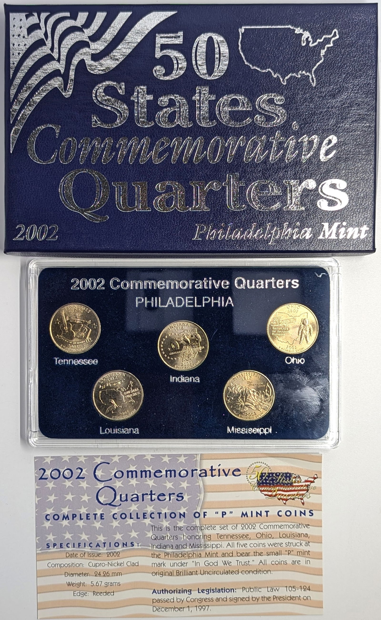 2002 50 States Commemorative Quarters (1 of 2)