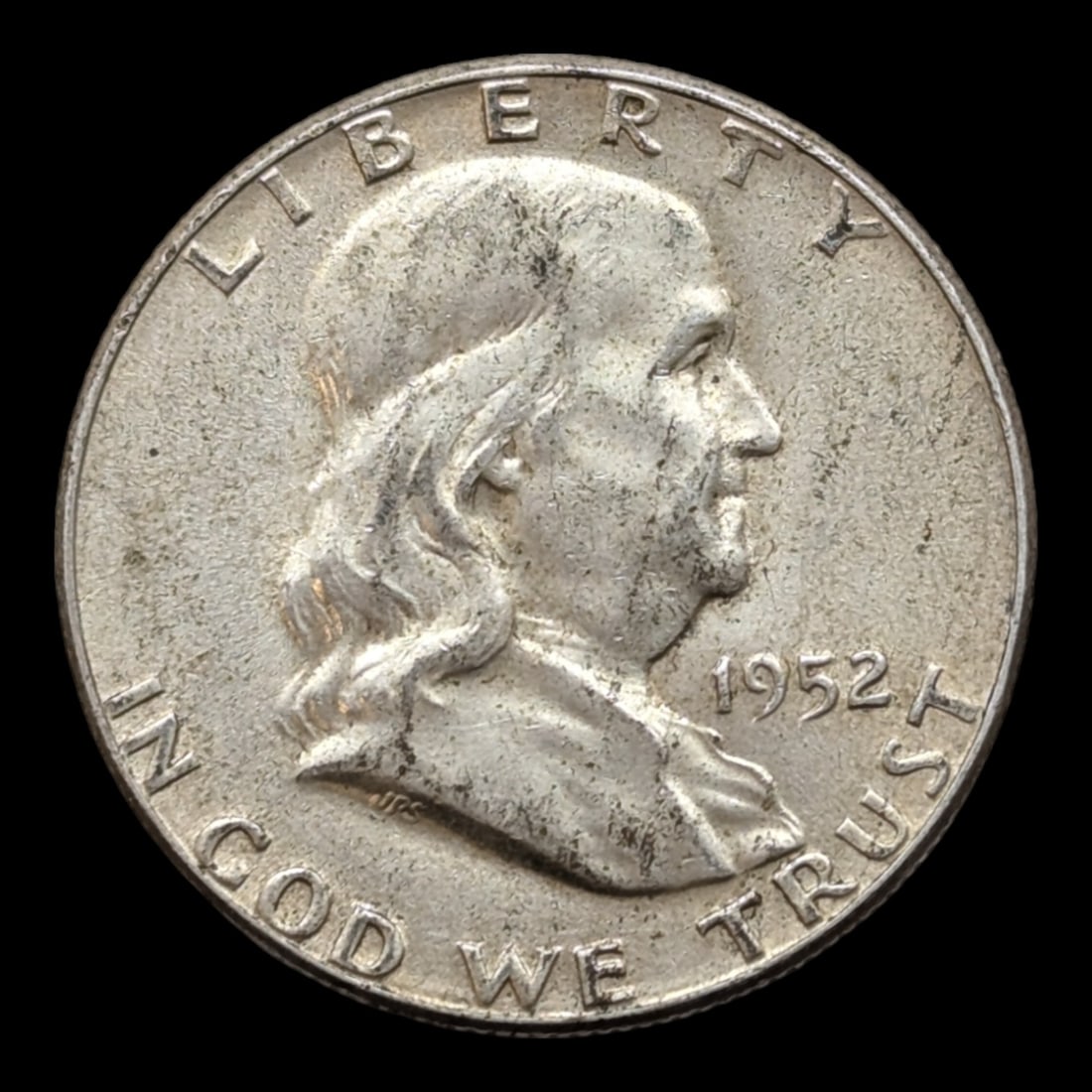 1952 Silver Franklin Half Dollar: Coin