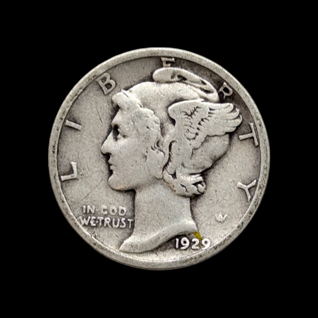 1929-D Silver Mercury Dime - 90% Silver (1 of 2)