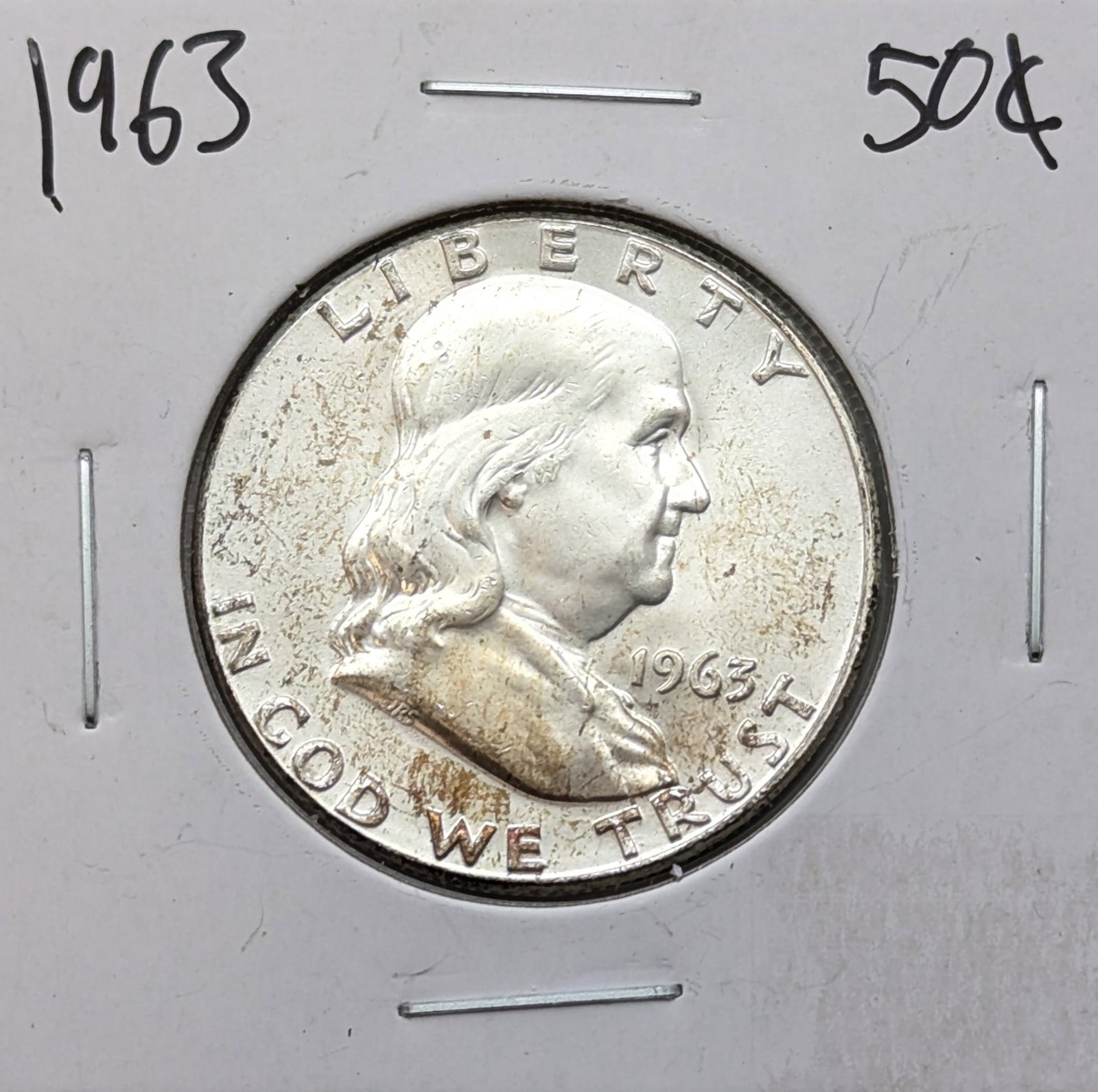 1963 Silver Franklin Half Dollar: Coin