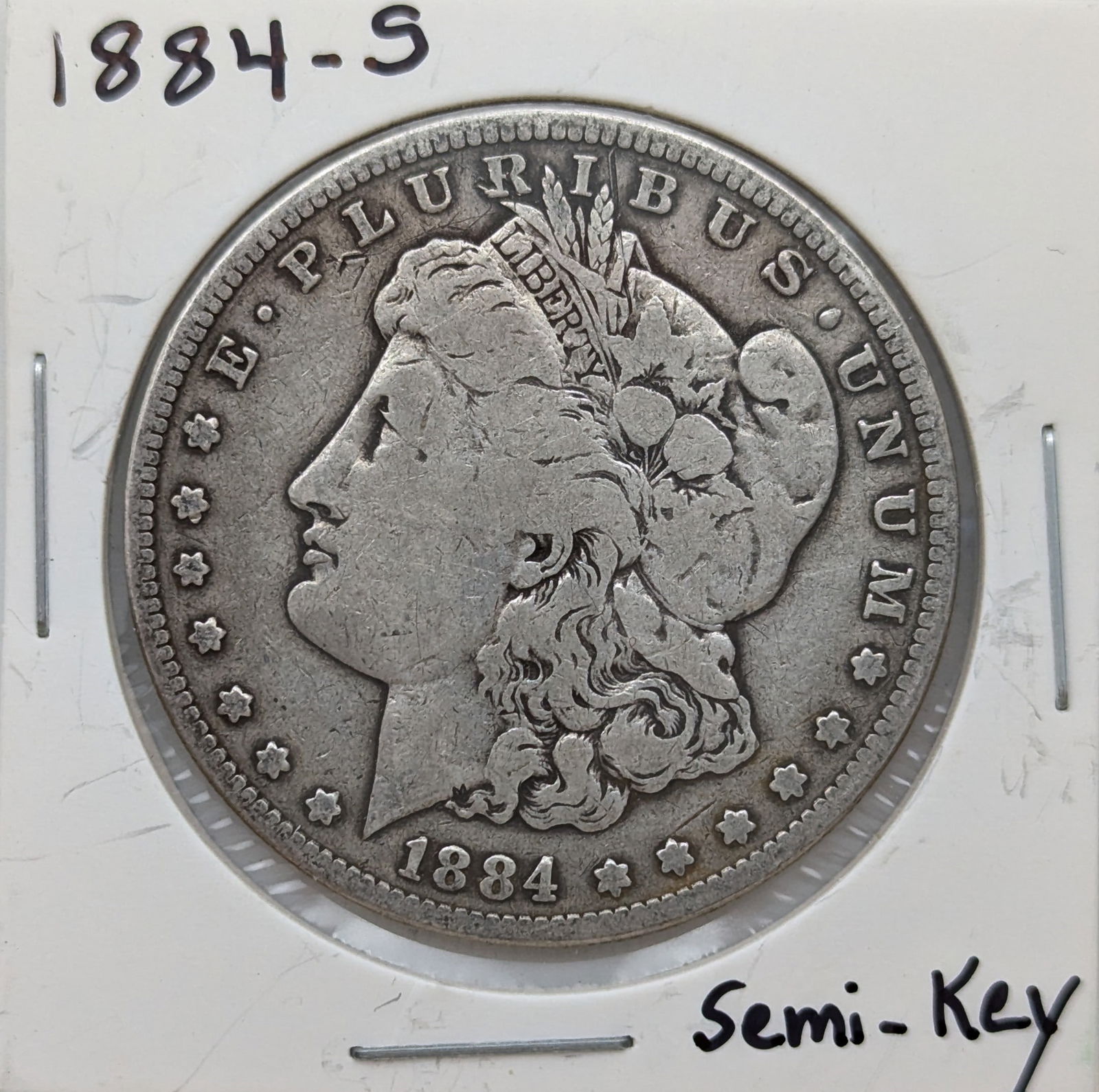 1884-S Morgan Silver Dollar - Semi-Key Date (1 of 2)