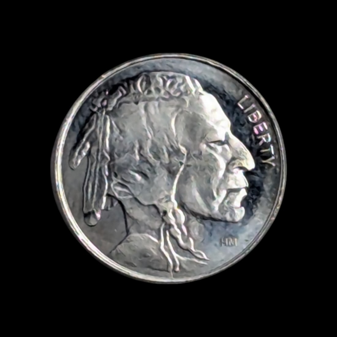 1/10 Troy Ounce .999 Fine Silver Round - Buffalo (1 of 2)