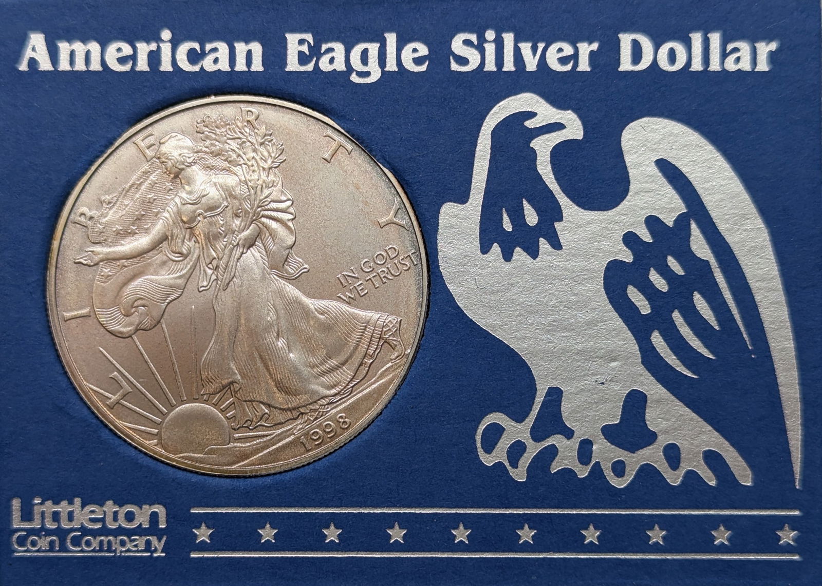 1998 American Silver Eagle Dollar (1 of 2)