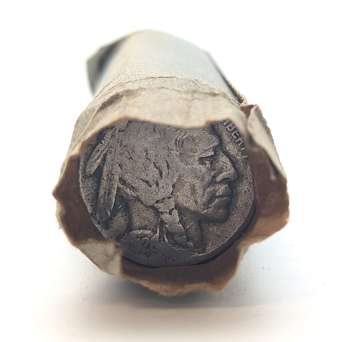 Roll of 40 Buffalo Nickels: Mix of Full, Partial and Dateless