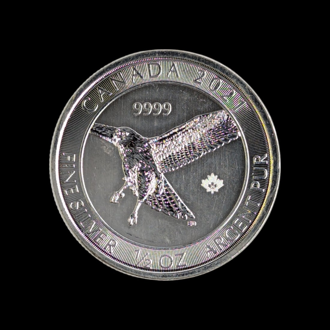 1/2 oz Fine .999 Silver Round - 2021 Canada $2: Silver