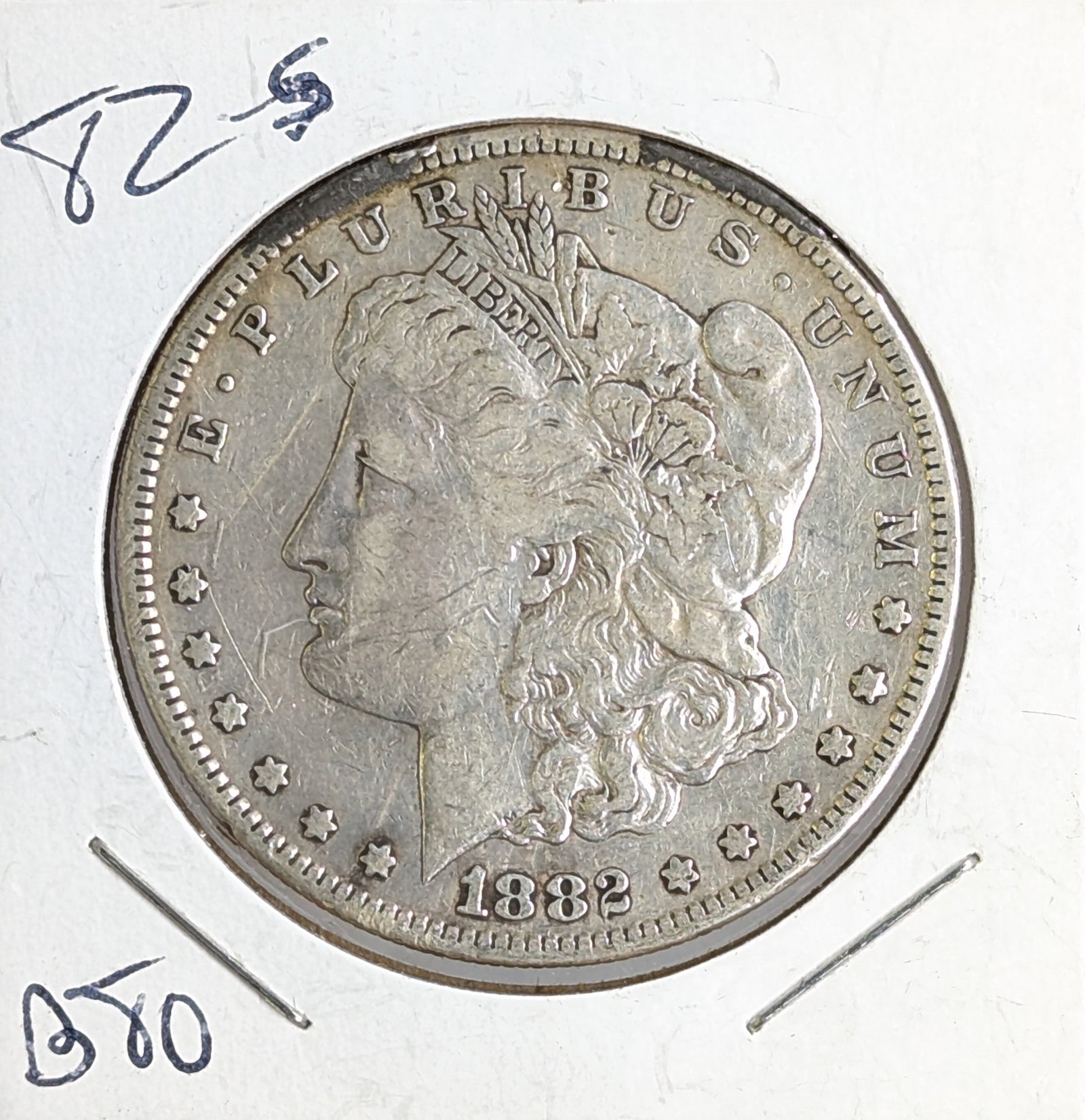 1882-S Morgan Silver Dollar: Silver