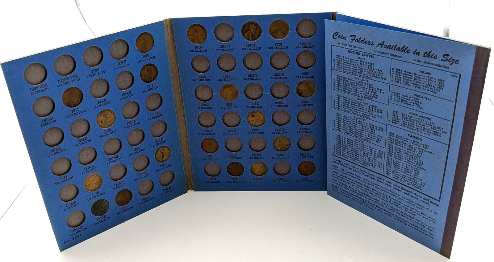 Lincoln Cent Book - 1909-1940 - Partially Filled (1 of 3)