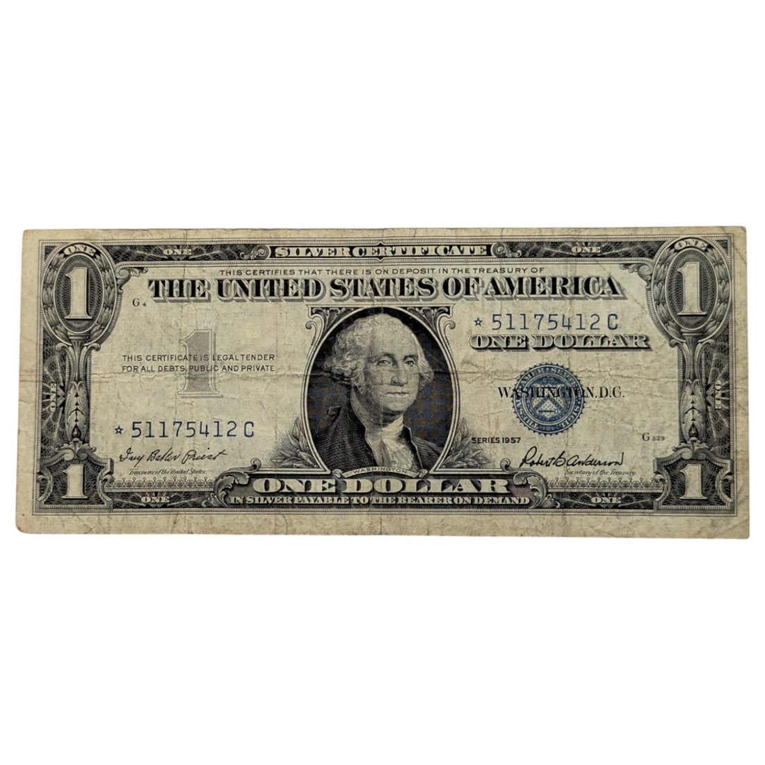 1957 $1 Note - Silver Certificate Star Note (1 of 2)
